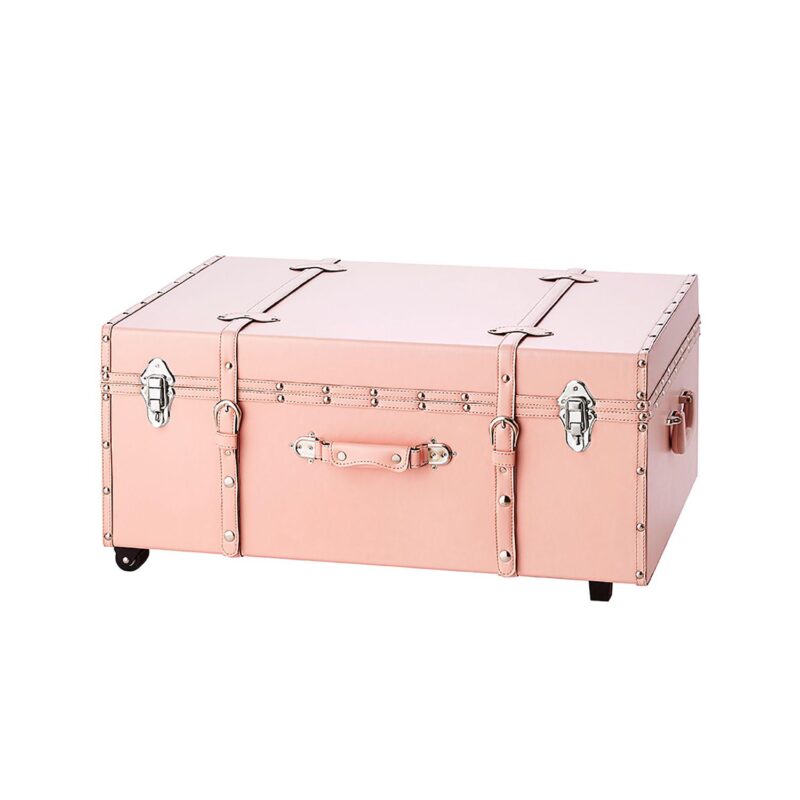 Texture Brand Storage Trunk with Wheels - Image 7