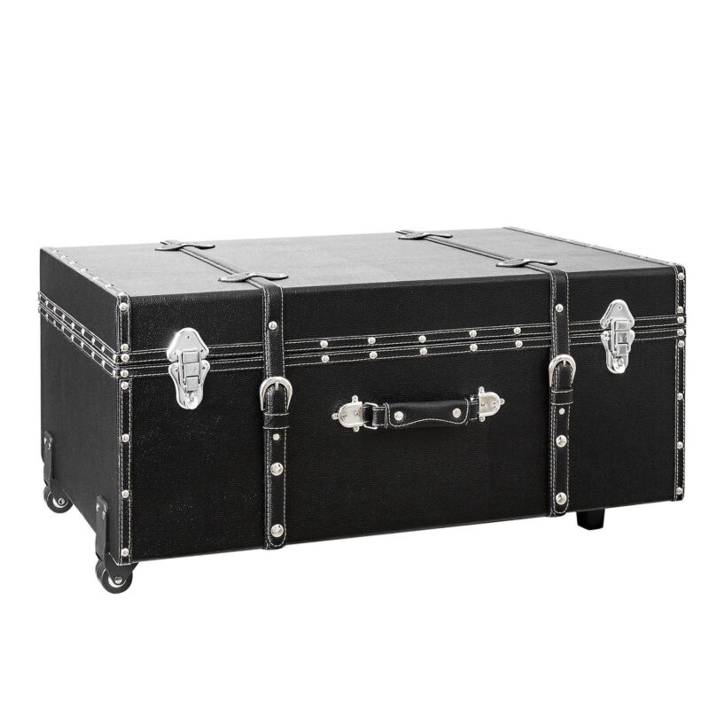 Texture Brand Storage Trunk with Wheels - Image 16