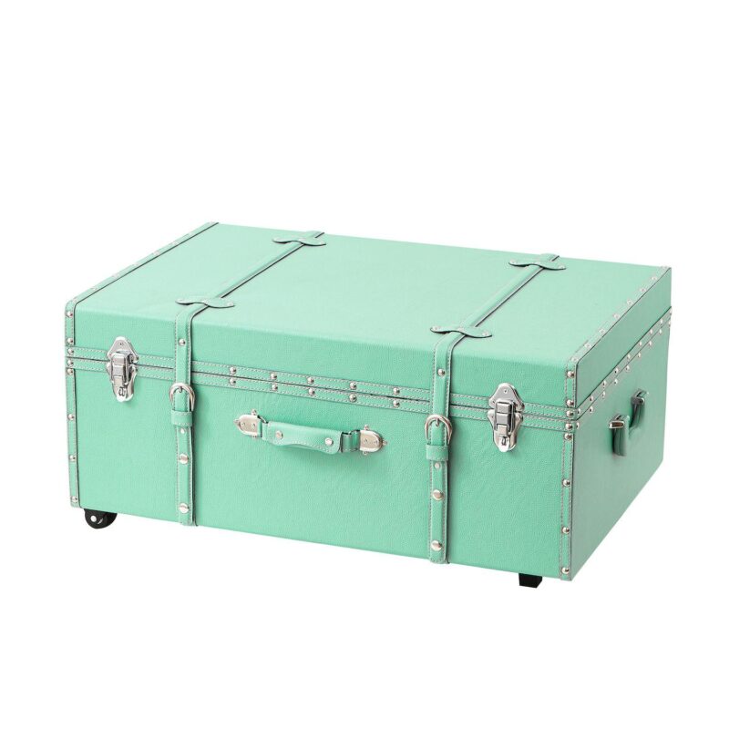 Texture Brand Storage Trunk with Wheels - Image 12