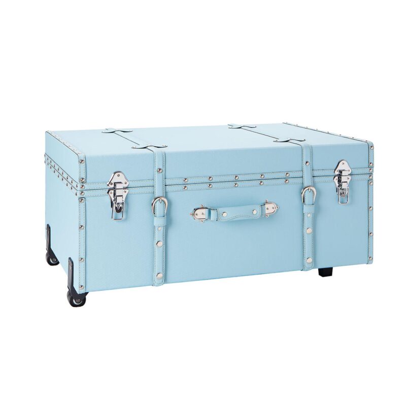 Texture Brand Storage Trunk with Wheels - Image 9