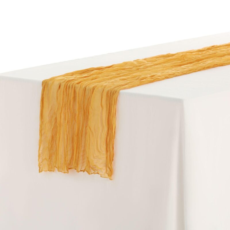 Thanksgiving Wedding Party Decorations Cheesecloth Table Runner 6 Pcs 35  X 71 - Image 12