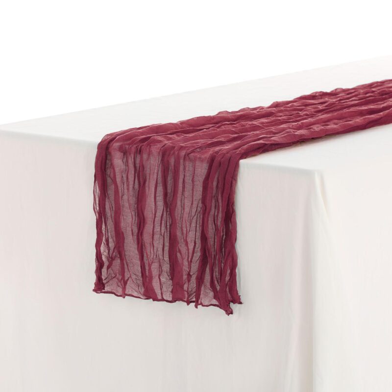 Thanksgiving Wedding Party Decorations Cheesecloth Table Runner 6 Pcs 35  X 71 - Image 6