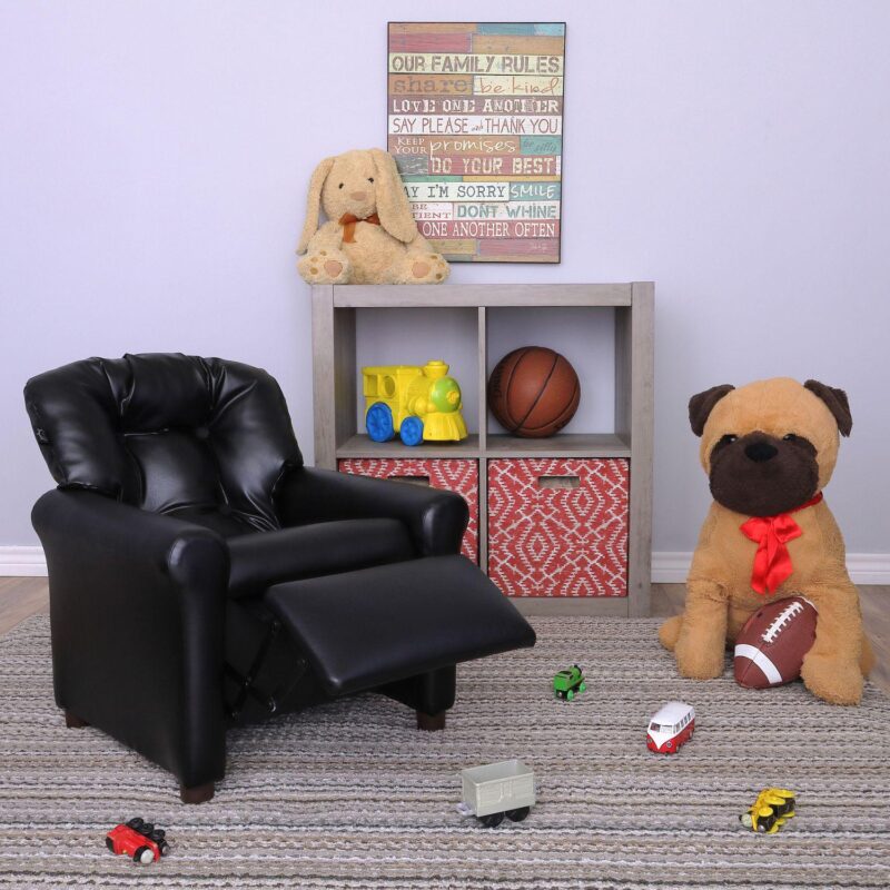 The Crew Furniture Traditional Kids Recliner Arm Chair - Image 2