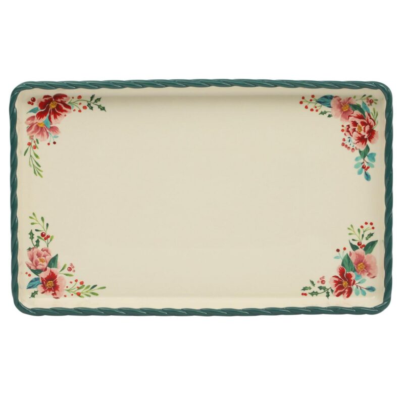 The Pioneer Woman Merry Meadow 4-Piece Nesting Ceramic Bakeware Set - Image 8