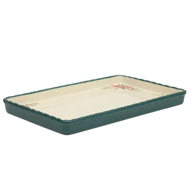 The Pioneer Woman Merry Meadow 4-Piece Nesting Ceramic Bakeware Set - Image 6