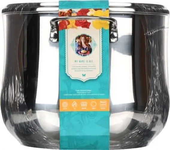 The Pioneer Woman Timeless 12-Quart Stainless Steel Stock Pot - Image 6