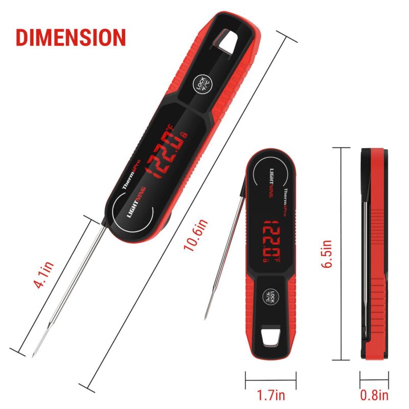 Thermopro Lightning 1-second Instant Read Meat Thermometer - Image 2
