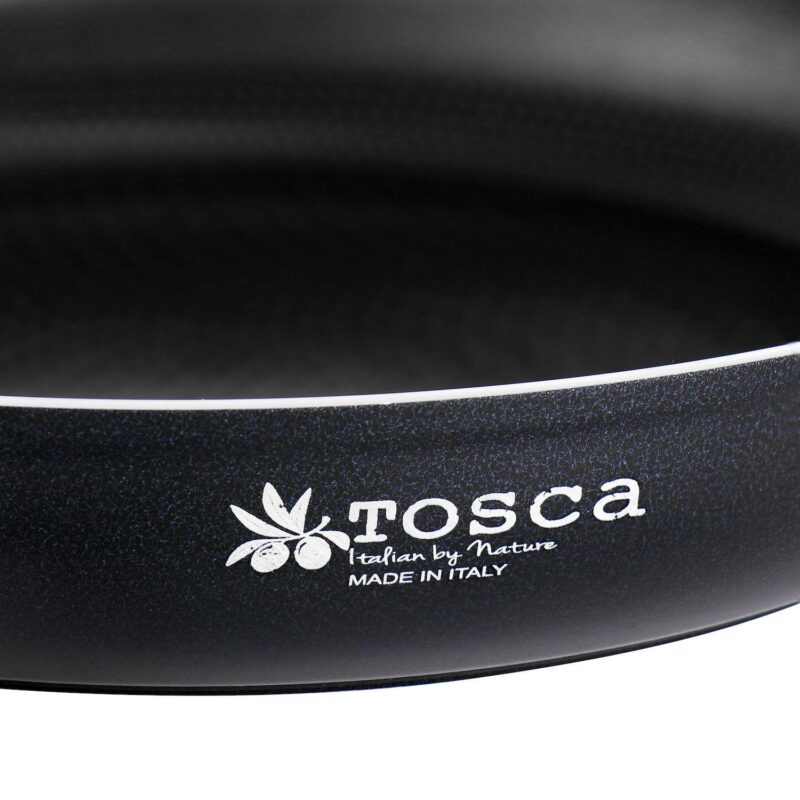 Tosca Cortona 10 Inch Nonstick Aluminum Frying Pan in Cool Black - Image 4