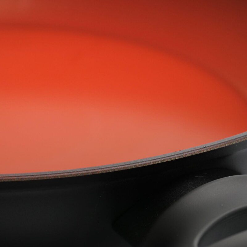 Tosca Terra-Cotta 3 Quart Aluminum Braiser Pan - Image 3