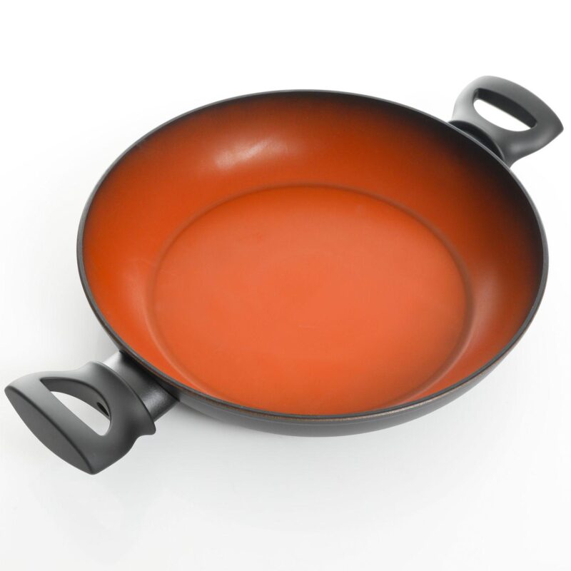 Tosca Terra-Cotta 3 Quart Aluminum Braiser Pan - Image 5