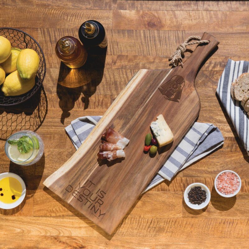Toscana Star Wars Darth Vader Artisan 24-in. Acacia Serving Plank - Image 5
