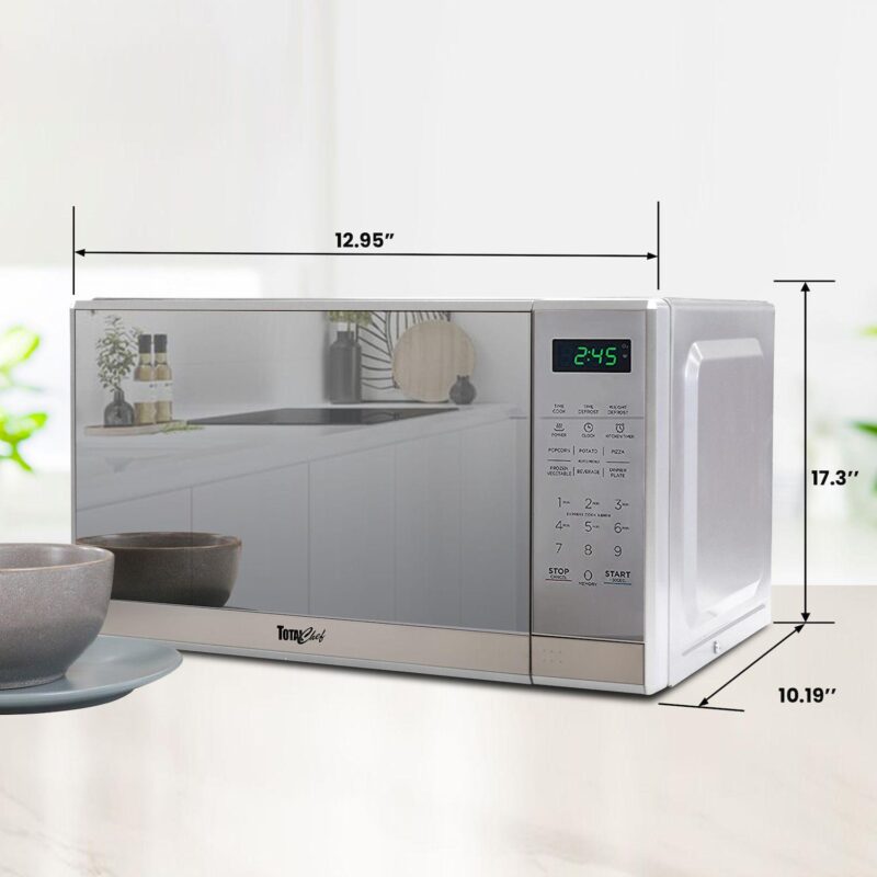 Total Chef 700-Watt Countertop Microwave Oven - Image 5