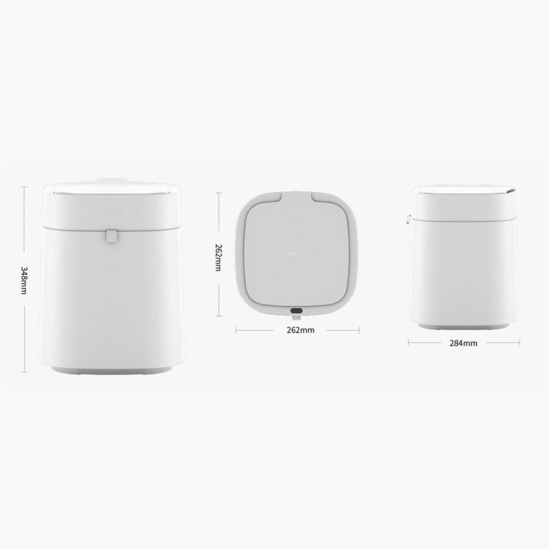 Townew T02A WHITE 3.5 gal Smart Trash Can - White - Image 3
