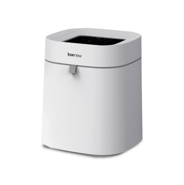 Townew T02B WHITE 4.4 gal Self-Cleaning and Changing Smart Trash Can with Automatic Open Lid - White