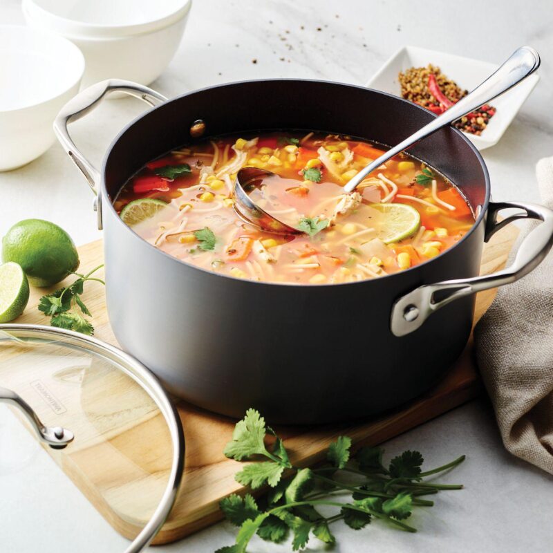 Tramontina 5-qt. Hard-Anodized Aluminum Covered Dutch Oven - Image 3