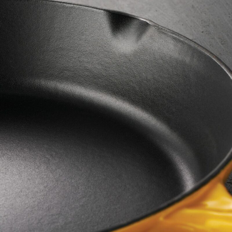Tramontina Enameled Cast-Iron 12-in. Covered Skillet - Image 10
