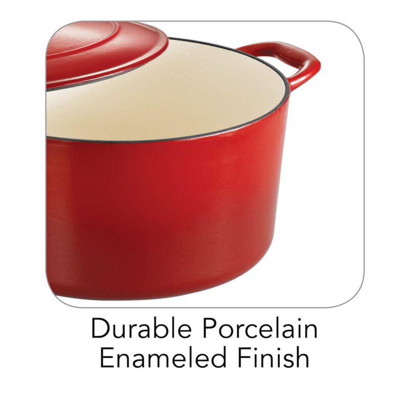 Tramontina Enameled Cast-Iron 6 1/2-qt. Dutch Oven - Image 6