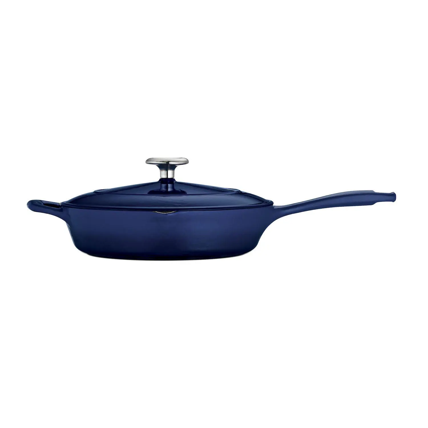 Tramontina Enameled Cast-Iron 10-in. Covered Skillet 3 Tramontina Enameled Cast-Iron 10-in. Covered Skillet - Image 3