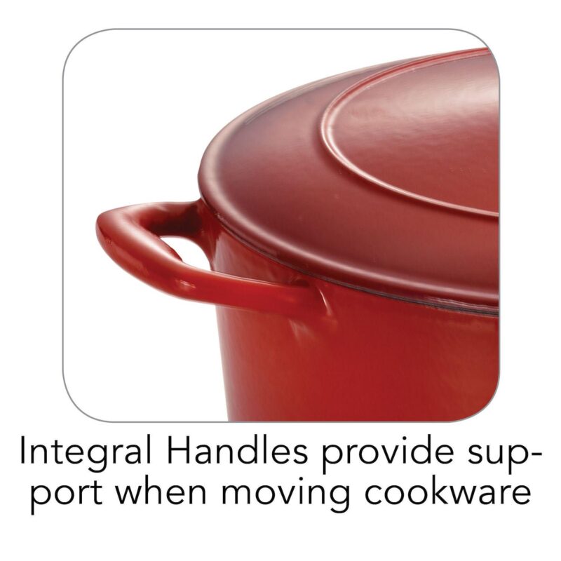 Tramontina Enameled Cast-Iron 6 1/2-qt. Dutch Oven - Image 5