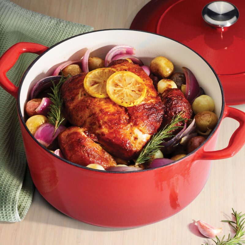 Tramontina Enameled Cast-Iron 6 1/2-qt. Dutch Oven - Image 2