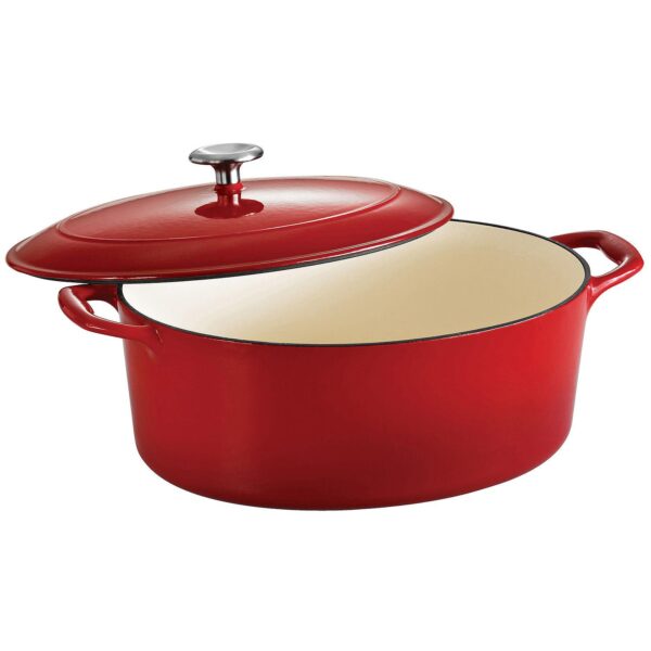 Tramontina Enameled Cast-Iron 7-qt. Oval Dutch Oven