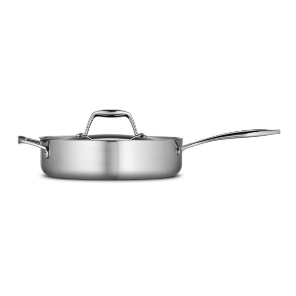 Tramontina Gourmet 3-qt. Tri-Ply Clad Deep Saute Pan