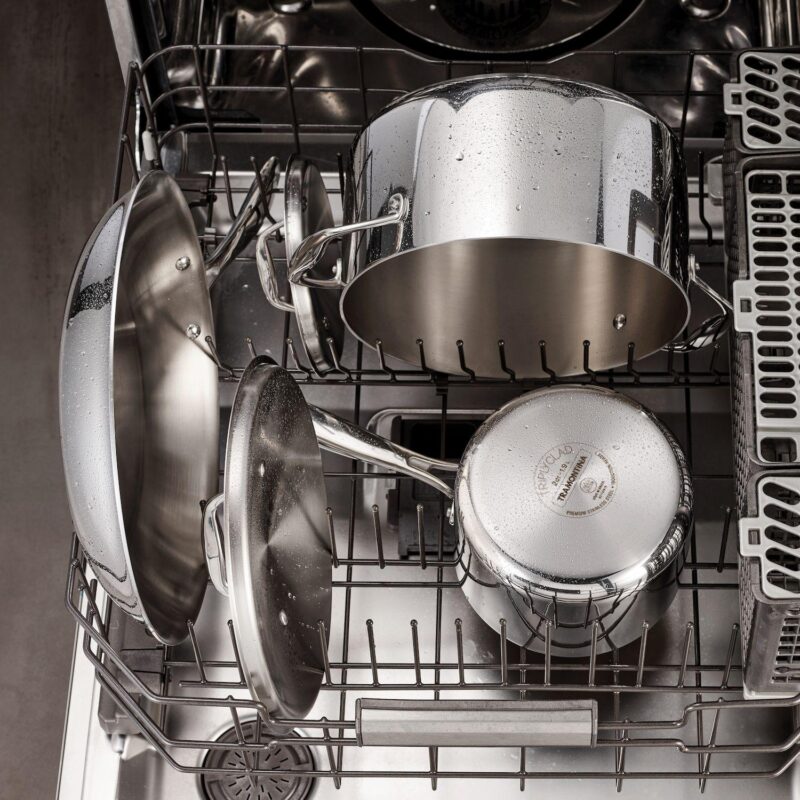 Tramontina Gourmet 3-qt. Tri-Ply Clad Deep Saute Pan - Image 11