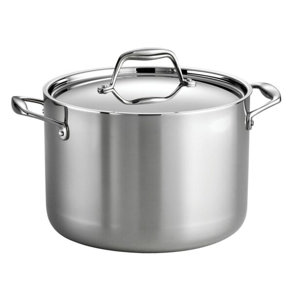 Tramontina Gourmet Tri-Ply Clad Stainless Steel 8-qt. Stockpot