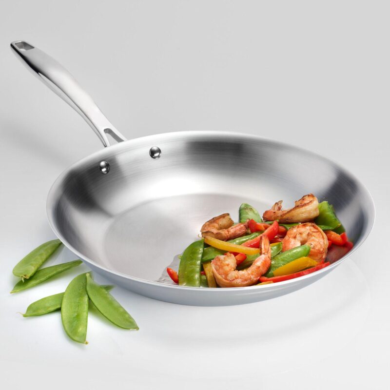 Tramontina Gourmet Tri-Ply Clad Stainless Steel 12-in. Frypan - Image 3