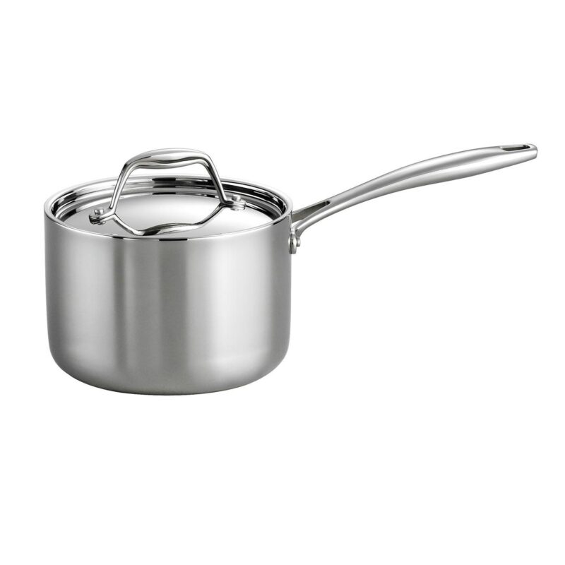 Tramontina Gourmet Tri-Ply Clad Stainless Steel 2-qt. Saucepan - Image 2