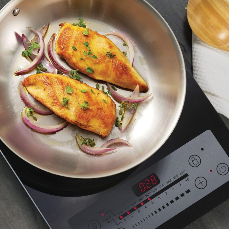 Tramontina Gourmet Tri-Ply Clad Stainless Steel 12-in. Frypan - Image 7