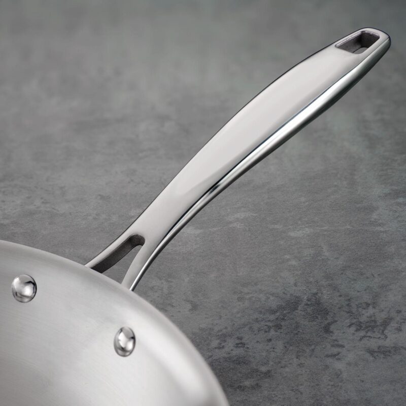Tramontina Gourmet Tri-Ply Clad Stainless Steel 10-in. Frypan - Image 3
