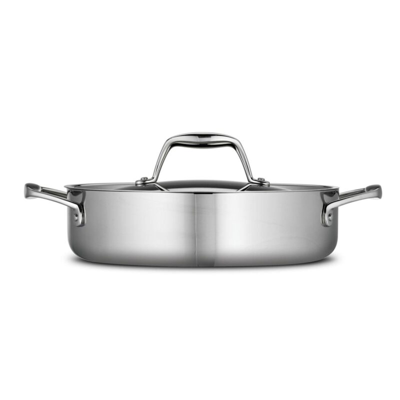 Tramontina Gourmet Tri-Ply Clad Stainless Steel 3-qt. Braiser - Image 2