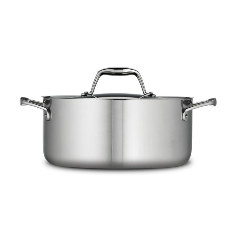 Tramontina Gourmet Tri-Ply Clad Stainless Steel 5-qt. Dutch Oven - Image 2