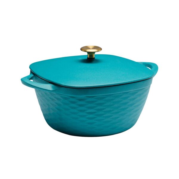 Tramontina Prisma 7-qt. Enameled Cast-Iron Covered Square Dutch Oven