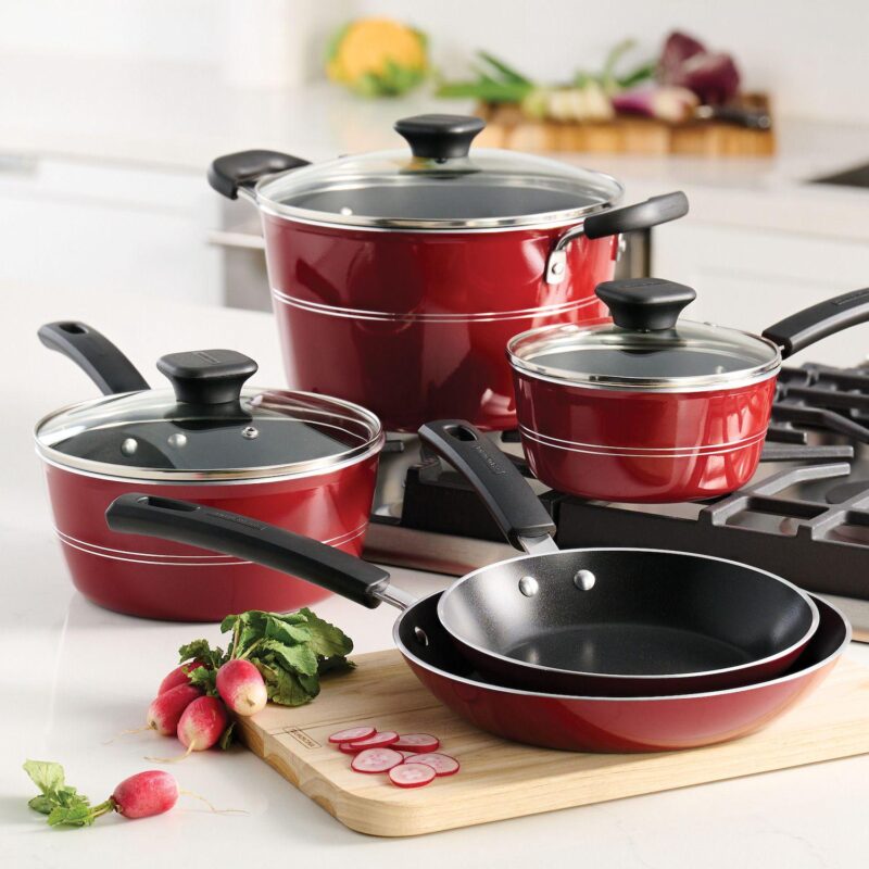 Tramontina Sicilia Aluminum Nonstick 8-Piece Cookware Set - Image 2