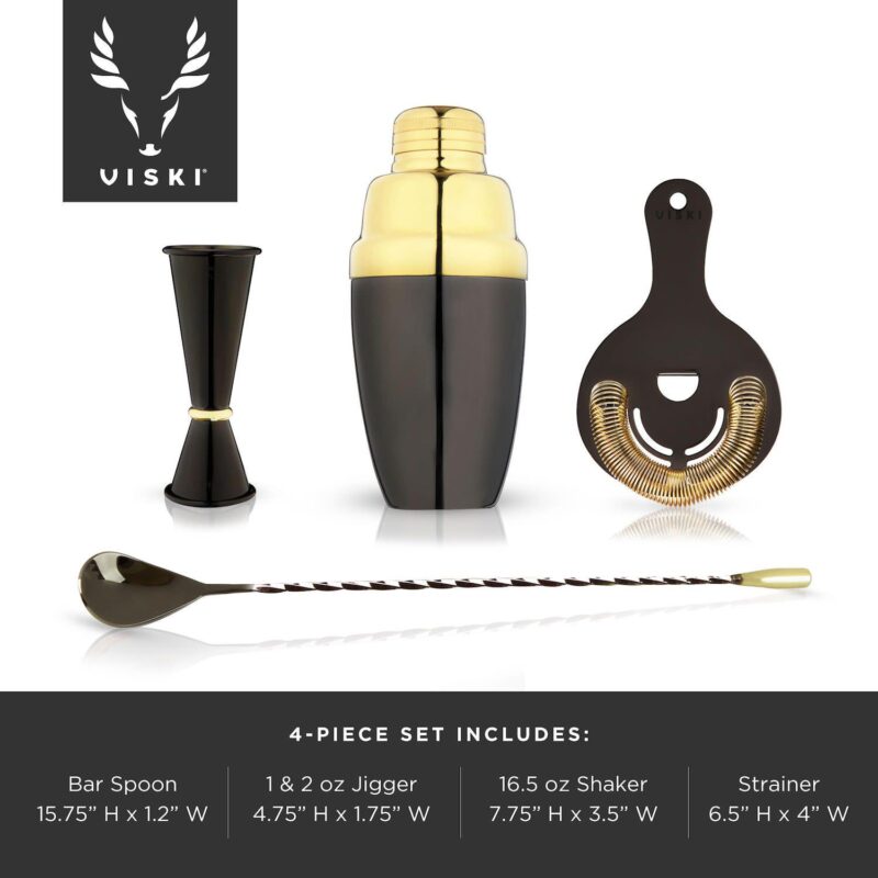 Two Toned Barware Set by Viski - Image 5