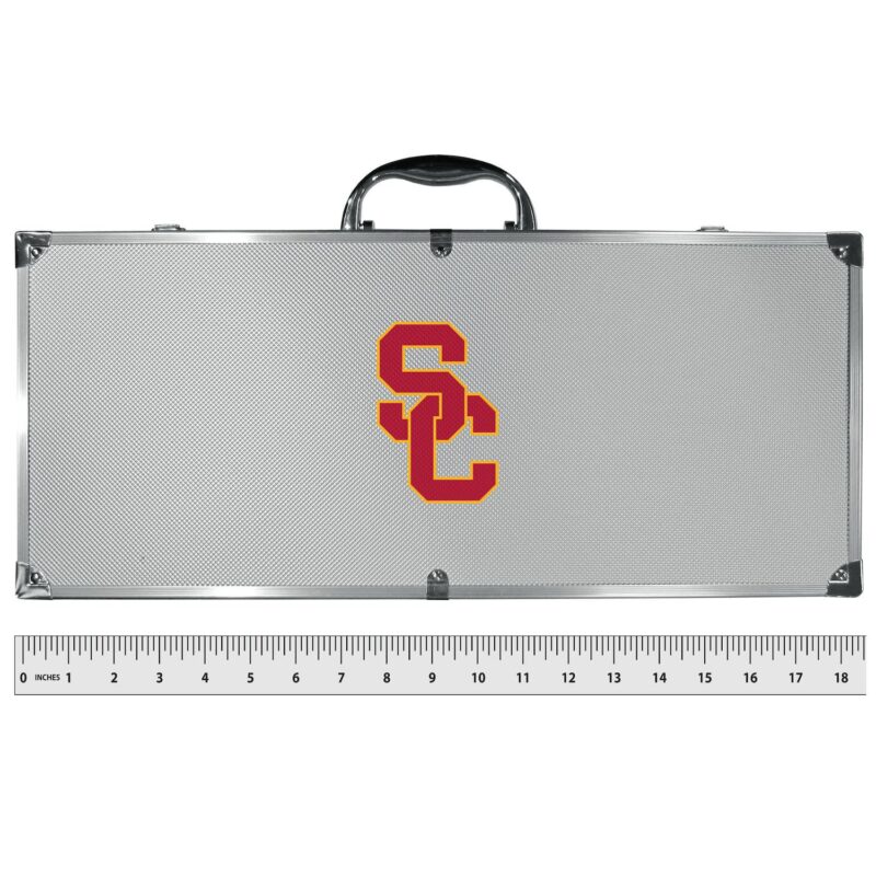 USC Trojans Tailgater 8-Piece BBQ Grill Set - Image 3