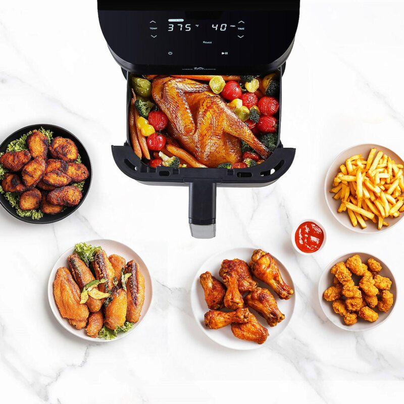 Uber Appliance Air fryer XL Deluxe - 5QT Black Digital Controls - Image 3