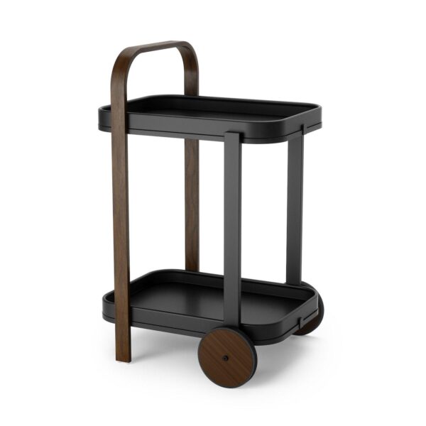 Umbra Bellwood Modern Wheeled Tiered Bar Cart