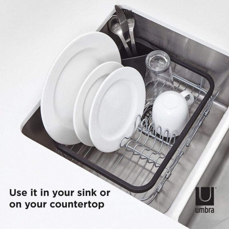 Umbra Sinkin Dish Drying Rack - Image 6