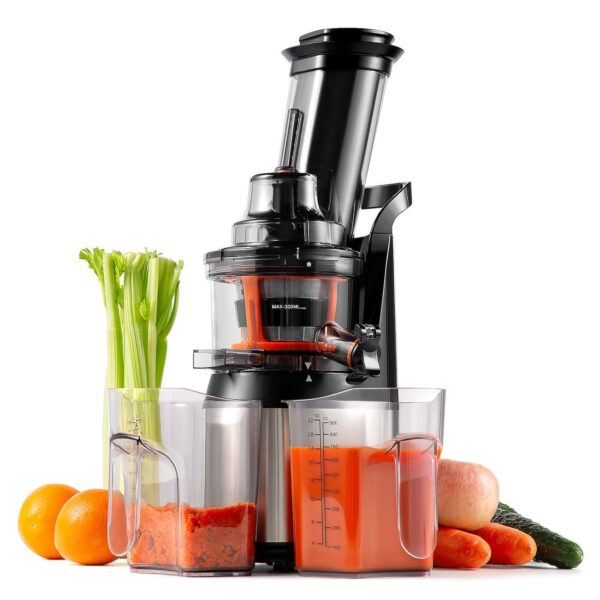 Ventray 408 Slow Speed Press Masticating Juicer, Compact Cold Press Juice Extractor, BPA-Free