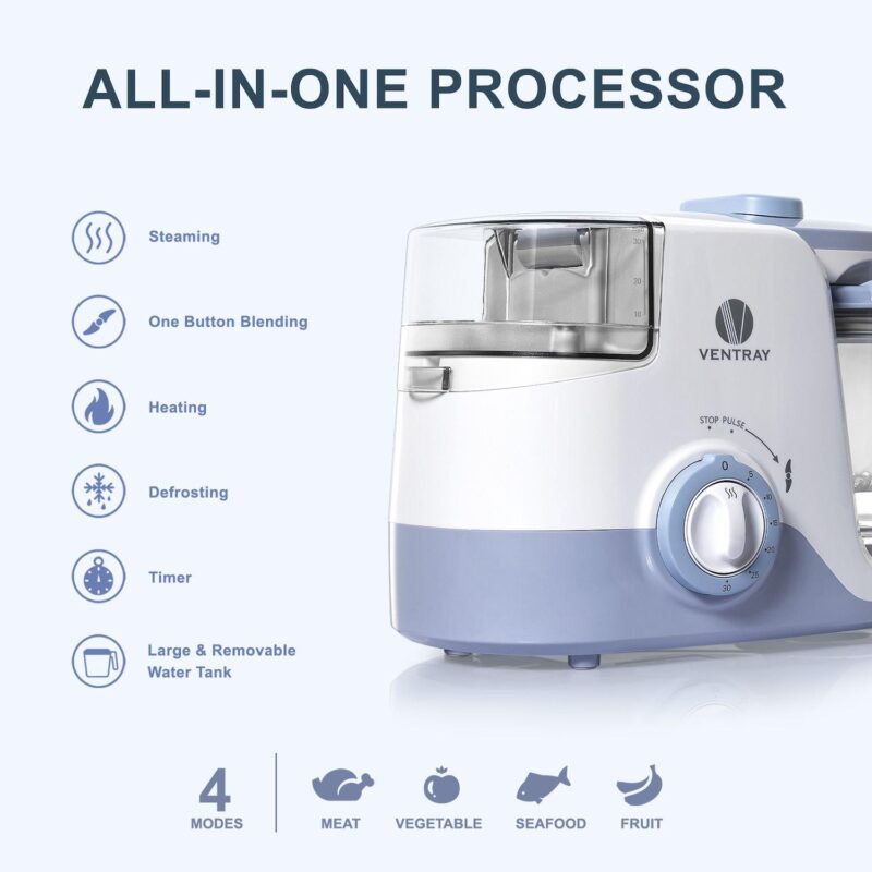Ventray Baby Food Maker, Multi-Function All-in-one Food Processor - Image 5