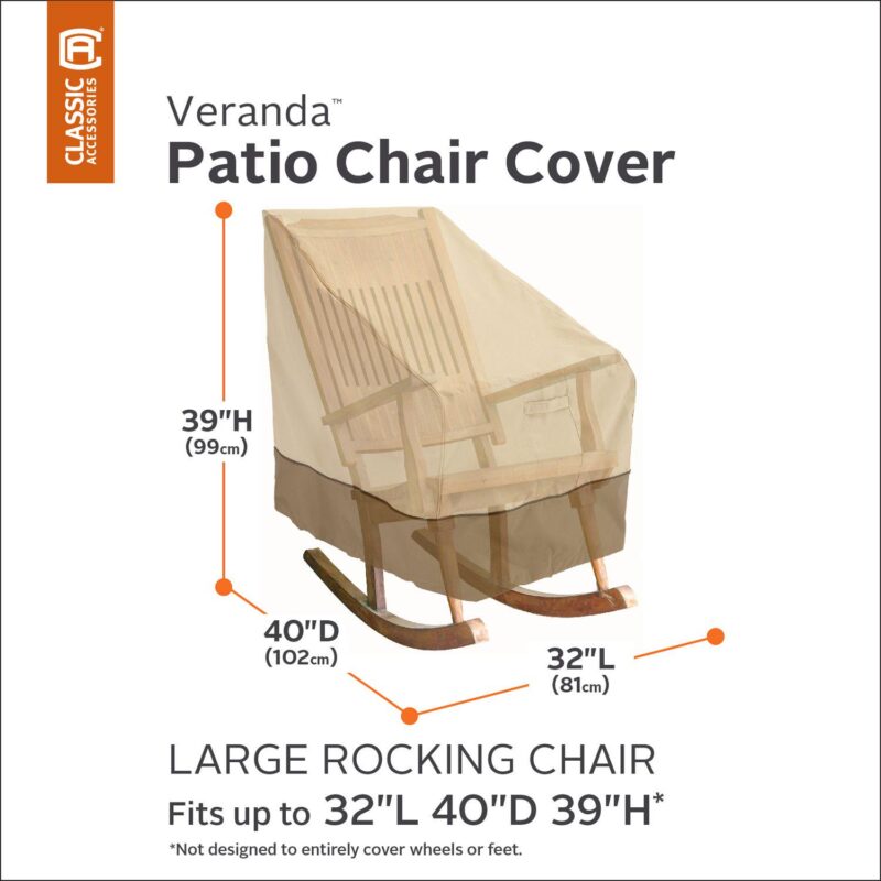 Veranda Large Patio Rocking Chair Cover - Image 8