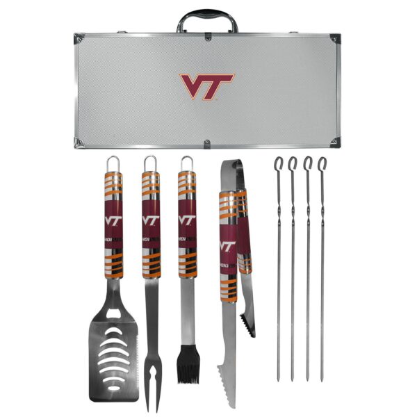 Virginia Tech Hokies Tailgater 8-Piece BBQ Grill Set