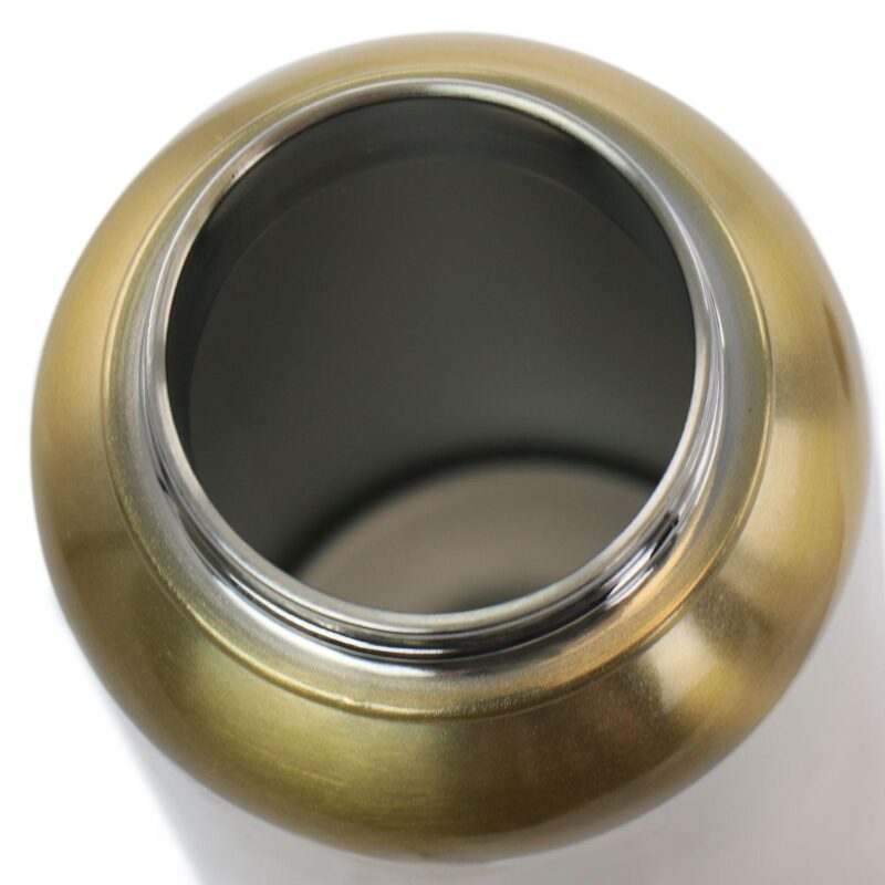 WAO 38 Ounce Stainless Steel Insulated Thermal Bottle with Lid in Dark Gold - Image 4