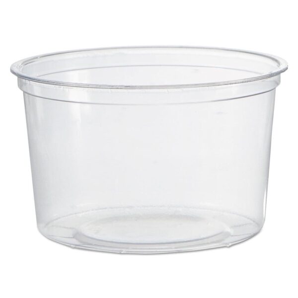 WNA WNA APCTR16 16 oz. Plastic Deli Containers - Clear (50/Pack, 10 Packs/Carton)