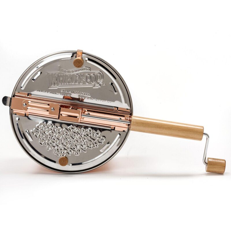 Wabash Valley Farms Copper-Plated Stainless Steel Whirley-Pop Popcorn Popper - Image 2