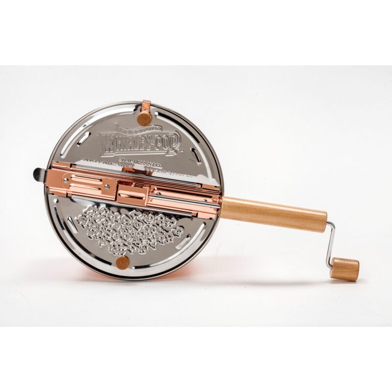 Wabash Valley Farms Luxury Snacking Popcorn Gift Set with Copper Plated Stainless-Steel Popper - Image 3