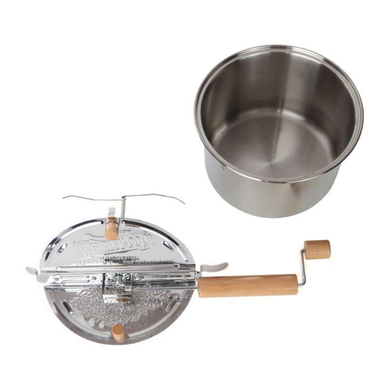 Wabash Valley Farms Pop Like the Movies Whirley-Pop Popcorn Popper Set - Image 4